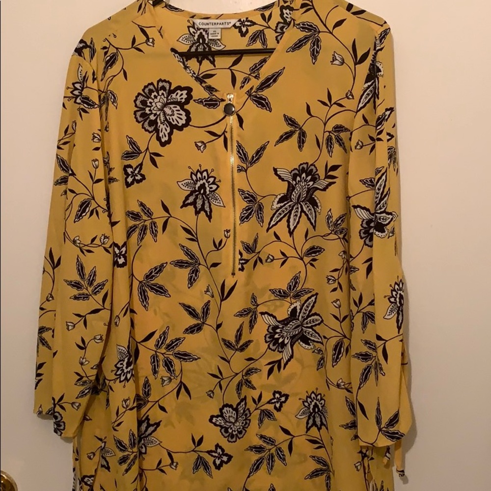 Counterparts XL Shirt - Black/Yellow